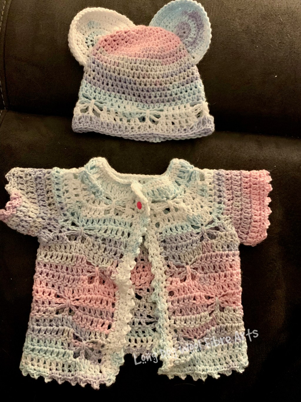 Butterfly Blessings Baby Cardigan and&nbsp;Hat