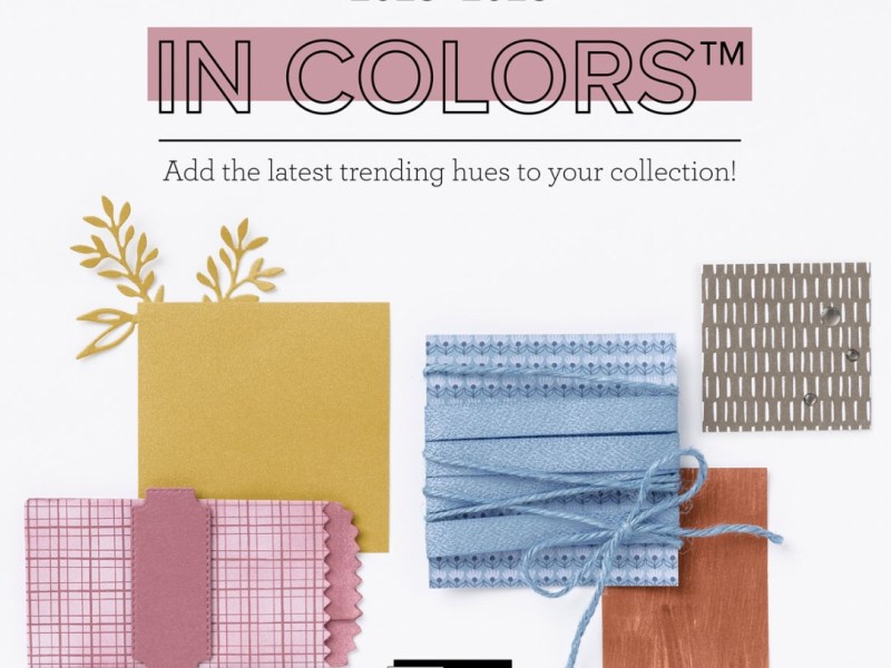 Sneak peek at the new InColour Collection for 2023-2025 from Stampin’&nbsp;Up!
