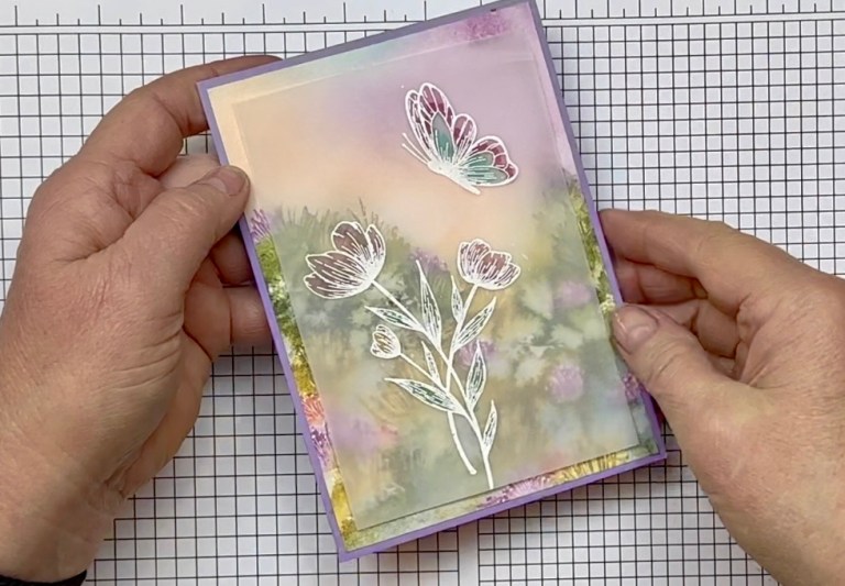 Using Alcohol Markers & Embossing Powder on Vellum – Drunk Dog Creative