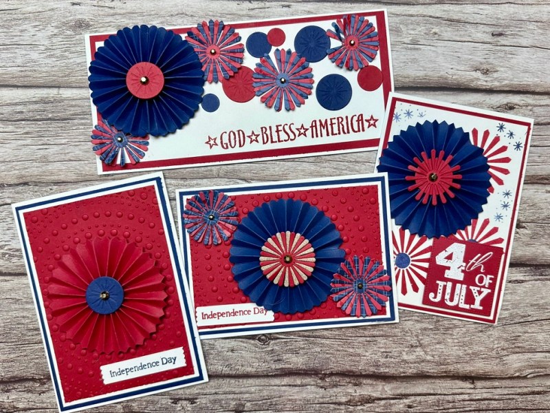 Round We Go 4th of July&nbsp;Cards