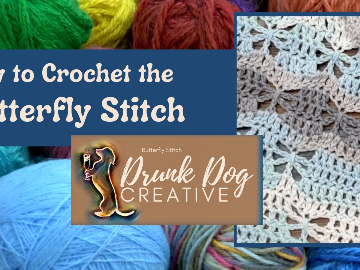 How to Crochet the Butterfly Stitch&nbsp;Motif