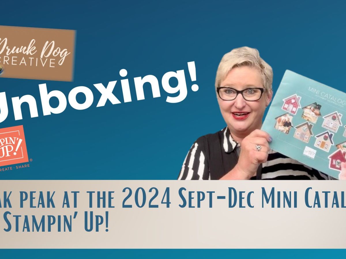Unboxing! Sneak peek at the 2024 Sept-Dec Mini Catalogue from Stampin’&nbsp;Up!