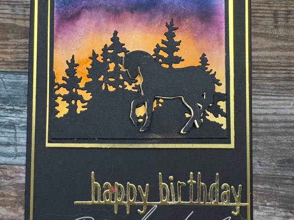 Make a Sunset Background for your&nbsp;cards